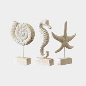 Creproly – 3Pcs Modern Wood Sculpture