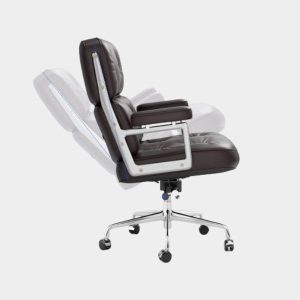 Otdmel – MCM Brown Leather Office Chair