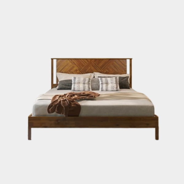 Bme - King Size Bed Frame with Headboard