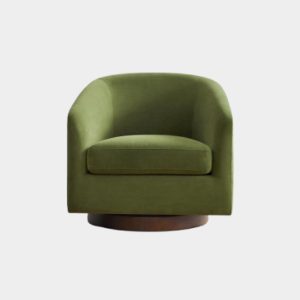 Chita – Swivel Velvet Accent Chair Forest Green