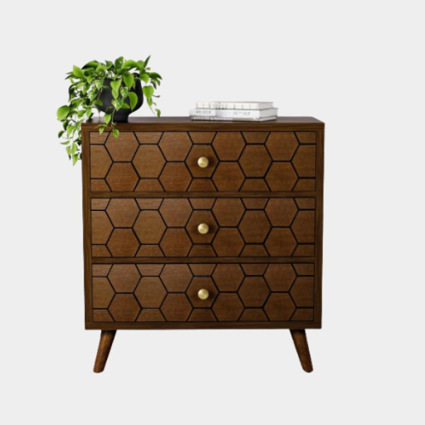 Hompus – Modern Drawer with Honeycomb Pattern
