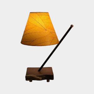 Eangee Home Design – Polearm Table Lamp with Real Cocoa Leaves Shade
