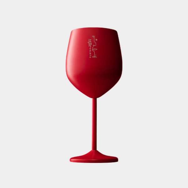 Gusto Nostro - Stainless Steel Red Wine Glass Set