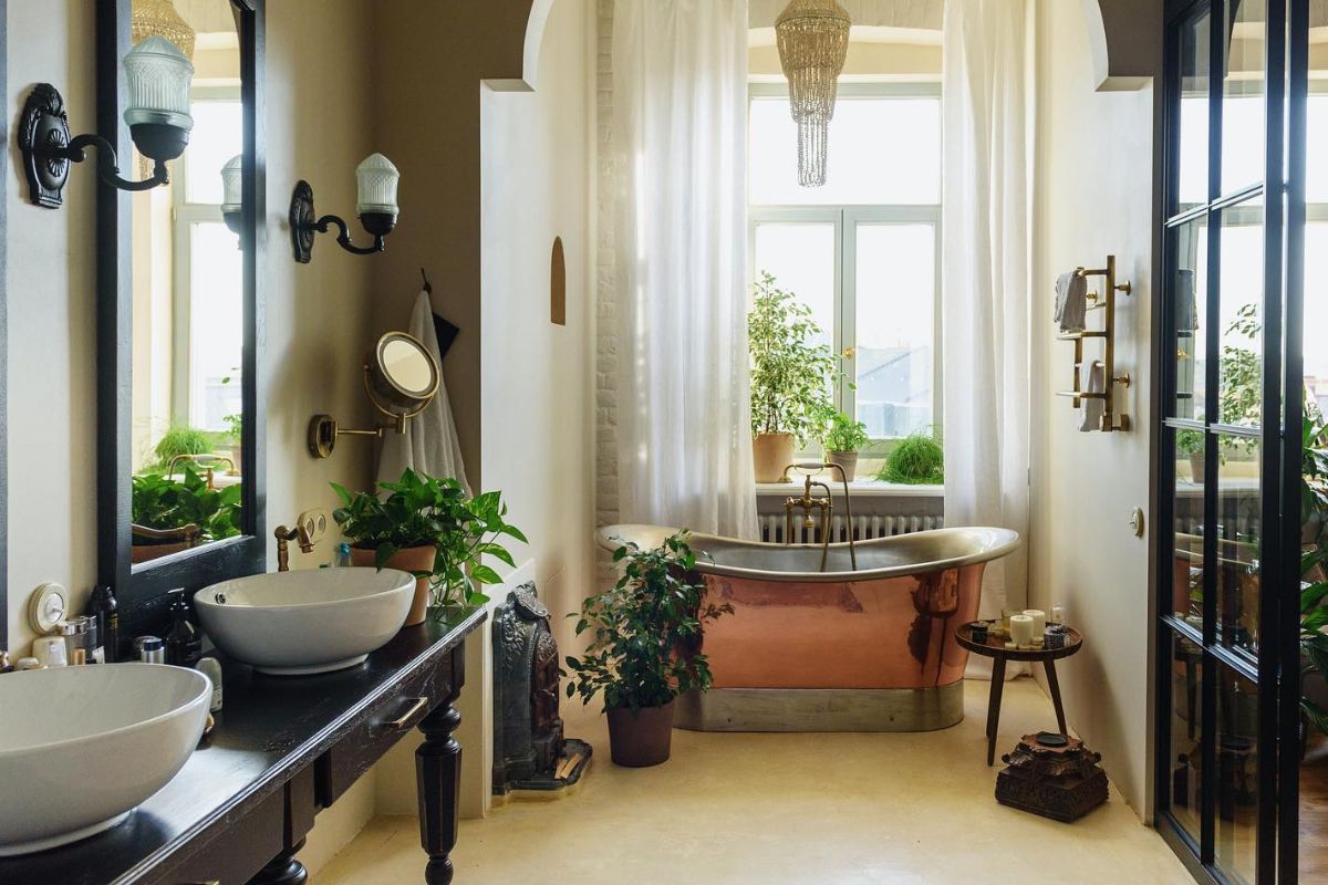 You are currently viewing Bohemian Style Bathroom: Relaxing Retreat with Artistic Flair