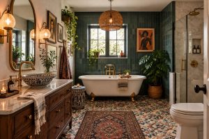 Read more about the article Eclectic Style Bathroom: Diverse Aesthetics and Personalized Relaxation