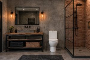 Read more about the article Industrial Style Bathroom: Utilitarian Elegance and Modern Flair