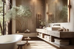 Read more about the article Japandi Style Bathroom: Organic Elegance in a Serene Retreat