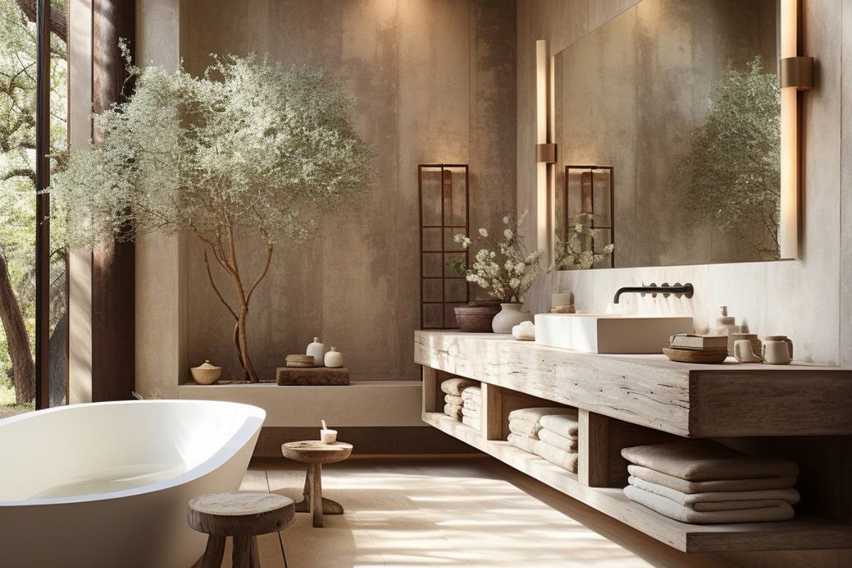 You are currently viewing Japandi Style Bathroom: Organic Elegance in a Serene Retreat