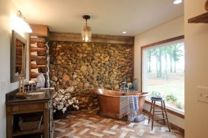 Read more about the article Rustic Style Bathroom: Natural Tranquility and Vintage Flair