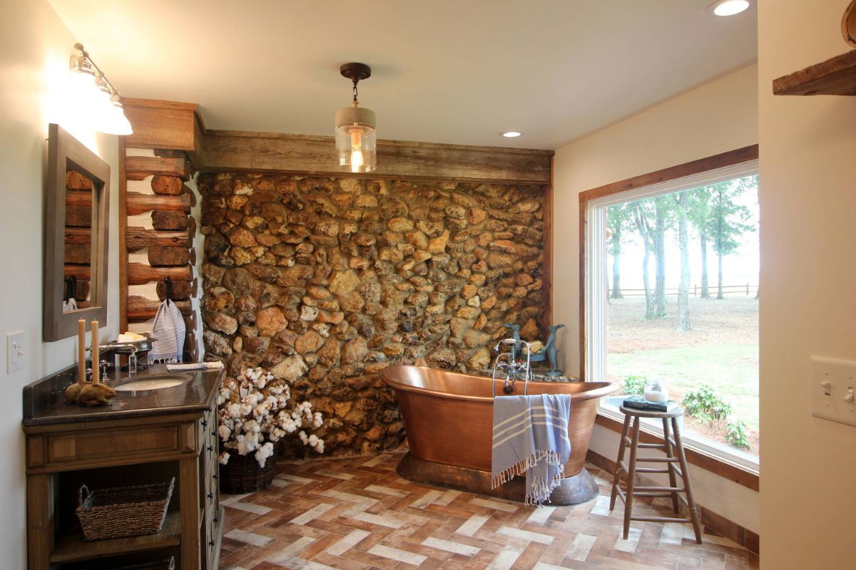 You are currently viewing Rustic Style Bathroom: Natural Tranquility and Vintage Flair